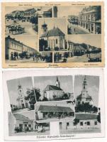 10 db RÉGI magyar város képeslap, közte 1 modern / 10 pre-1945 Hungarian town-view postcards, includ...