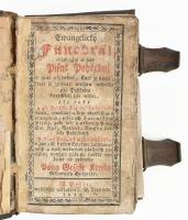 Evangelicky Funebrál [...] (Szlovák nyelvű imakönyv). Pest, 1832, J. M. Trattner, 490+(10) p. Korabe...