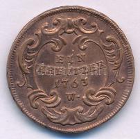 Ausztria 1763W 1kr Cu "Mária Terézia" T:XF
Austria 1763W 1 Kreuzer Cu "Maria Theresi...
