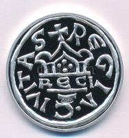 DN "Lancea Regis" Szent István ezüstdénárjának ezüstözött Cu replikája "COPY" je...