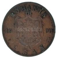 Románia 1900. 1b bronz I. Károly T:XF Romania 1900. 1 Ban bronze Carol I C:XF Krause KM#26