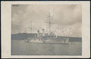 1915 Tábori posta képeslap / Field postcard "S.M. SCHIFF SZIGETVÁR"