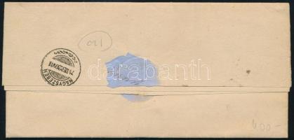 1874 Réznyomat 5kr képbe fogazva levélen / on cover "ALKENYÉR" - Herrmanstadt