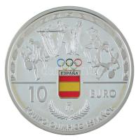 Spanyolország 2016. 10E Ag "Spanyol Olimpiai Csapat" (27g/0.925) T:PP
Spain 2016. 10 Euro...