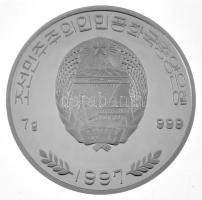 Észak-Korea 1997. 100W Ag "Sydney-i Olimpia 2000" multicolor festett T:PP
North Korea 199...