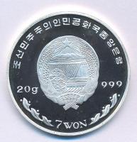 Észak-Korea 2002. 7W Ag "2002. évi Téli Olimpiai Játékok" T:PP
North Korea 2002. 7 Won Ag...