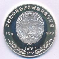 Észak-Korea 1997. 250W Ag "Sydney-i Olimpia 2000 - Operaház" T:PP 
North Korea 1997. 250 ...