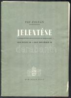 Vas Zoltán polgármester jelentése a székesfőváros közigazgatásának működéséről 1945 május 16 - 1945 november 16. Bp., 1945, (Budapest székesfőváros háziny.), 42+(2) p. Kiadói papírkötés, nagyrészt szétvált fűzéssel, kissé sérült, a fűzéstől különvált borítóval, helyenként tollas jelölésekkel, lapszéli foltokkal.