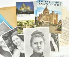 1973-1974 Bozó Gyula (1913-2004) éremtervező, grafikus és festőművész a Budapest-Rákoshegyi Lisieux-...