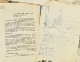 1973-1974 Bozó Gyula (1913-2004) éremtervező, grafikus és festőművész a Budapest-Rákoshegyi Lisieux-...