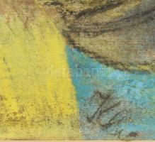 Klie Zoltán (1897-1992): Női arckép. Pasztell, papír, jelezve jobbra lent, üvegezett fakeretben, 68x...