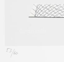 Konok Tamás (1930-2020): Konstruktív kompozíció (sine loco et anno), 2000. Szitanyomat, papír, jelze...