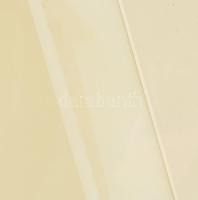 Hencze Tamás (1938-2018): Háromszögletű tér I., 1980. Ofszetfesték, karton, jelzett. 88x66 cm. Repro...