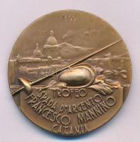 Olaszország 1988. "Ezüst kard Francesco Mannino trófea Catania" kétoldalas bronz emlékérem (40mm) T:AU Italy 1988. "Silver sword Francesco Mannino trophy Catania" double-sided bronze commemorative medal (40mm) C:AU