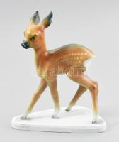 Alteste Volkstedt őz figura. Kis kopással, jelzett, m: 18 cm