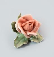 ENS porcelán rózsa. Jelzett, hibátlan, h: 6,5 cm
