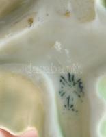 ENS porcelán rózsa. Jelzett, hibátlan, h: 6,5 cm