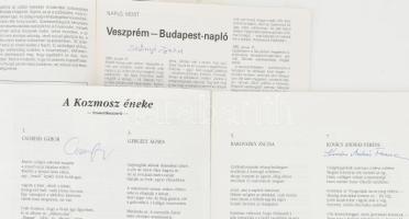 1994 Magyar Napló folyóirat 1994. február 4. és április 15., és a Műhely folyóirat 1994/5 és 1997/5....
