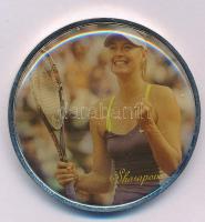 DN "The Championships - Lady of Russia / Marija Sarapova" kétoldalas, multicolor tenisz emlékérem kapszulában (39mm) T:UNC ND "The Championships - Lady of Russia / Maria Sharapova" double-sided, multicolor tennis medallion in capsule (39mm) C:UNC