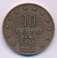 1997. 10E "Forma-1 - Ralf Schumacher" bronz emlékérem kapszulában (38mm) T:AU patina 1997....