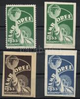 1933 Jamboree levélzárók 4 db