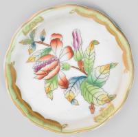 Herend VBO mintás gyűrűtartó tálka. Jelzett, kis kopással, d: 8 cm