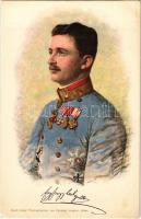 Thronfolger Erzherzog Karl Franz Joseph. Nach einer Photographie von Förster (Adele), Wien. Offizielle Karte für Rotes Kreuz, Kriegsfürsorgeamt, Kriegshilfsbüro Nr. 281. / IV. Károly / Charles I of Austria (EK)