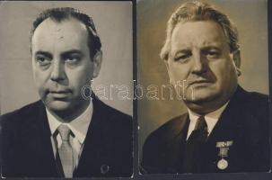 Várkonyi Zoltán filmrendező és Varga Mátyás díszlettervező Kossuth díjas művészek fényképe