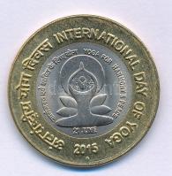 India 2016. 10R "Június 21. - A Jóga Nemzetközi Napja" kapszulában T:AU India 2016. 10 Rupees "21 June - International Day of Yoga" in capsule C:AU