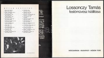 Lossonczy Tamás 2 db kiállítási katalógusa az 1970-es évekből: Kratochwill Mimi (szerk.): Lossonczy ...