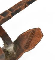 Haraszty István (1934-2022): Absztrakt kompozíció. Réz, kő, jelzett, 49x11x9 cm