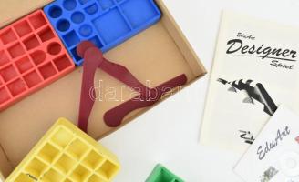 EduArt Designer Spiel gipszöntő játék, leírással, dobozában, CD melléklettel, 30x20 cm