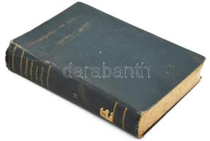 Közigazgatási elvi határozatok egyetemes gyűjteménye. II. kötet. Bp., 1895. Pallas. 853p.Kiadói egészvászon Gottermayer kötésben. kis kopással