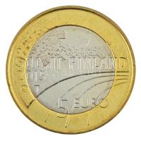 Finnország 2015. 5E bimetál "Kosárlabda" kapszulában T:BU Finland 2015. 5 Euro bimetallic "Basketball" in capsule C:BU Krause KM#237