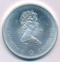Kanada 1974. 10$ Ag "Montreali olimpia - Zeusz fej" T:UNC Canada 1974. 10 Dollars Ag "...