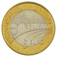 Finnország 2016. 5E bimetál "Atlétika" kapszulában T:BU
Finland 2016. 5 Euro bimetallic &...