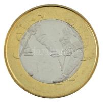 Finnország 2016. 5E bimetál "Jégkorong" kapszulában T:BU Finland 2016. 5 Euro bimetallic "Ice hockey" in capsule C:BU Krause KM#243