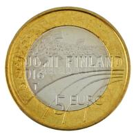 Finnország 2016. 5E bimetál "Síugrás" kapszulában T:BU
Finland 2016. 5 Euro bimetallic &q...