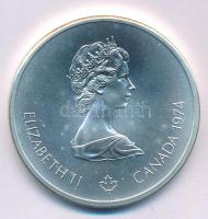 Kanada 1974. 10D Ag "Montreali Olimpia - Zeusz temploma" kapszulában T:UNC Canada 1974. 10...