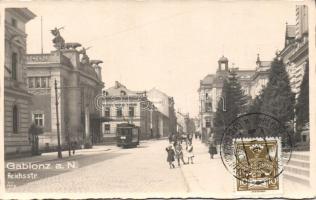 Jablonec with tram