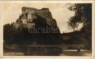 1925 Árvaváralja, Oravsky Podzámok; Oravsky zámok / Árva vára / castle (EK)