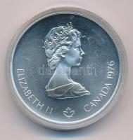 Kanada 1976. 5$ Ag "II. Erzsébet / Montreali Olimpia - Ökölívás" T:UNC Canada 1976. 5 Doll...