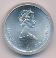 Kanada 1975. 5$ Ag "Montreali olimpia - Toronyugró" T:UNC Canada 1975. 5 Dollars Ag "...