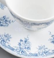 Rivanel francia csésze és alj, 2-2 db. Matricás, jelzett, hibátlan, d: 8 - 13 cm