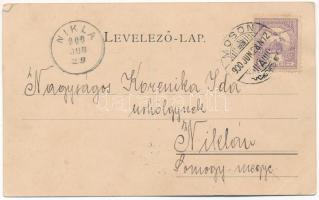 1900 Pozsony, Pressburg, Bratislava; Mély út, Maria Lourdes / Maria Lord im Tiefenweg / Lourdes grot...