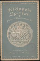 Gussi von Reden: Neue Klöppel-Spitzen in Bandspitzenart. Beyers Handarbeitsbücher Band 10. Leipzig,én.,Otto Beyer. Német nyelven. Fekete-fehér képanyaggal illusztrált. Kiadói papírkötés, szakadt borítóval.