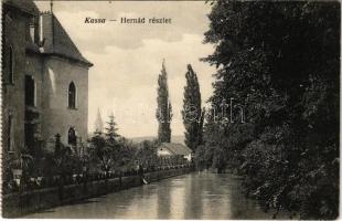 Kassa, Kosice; Hernád részlet. Varga Bertalan kiadása / Hornád riverside (EK)