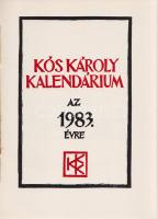 Kós Károly kalendárium az 1983. évre. (Számozott, aláírt).
[Budapest], 1983. (Magyar Építőművészek ...
