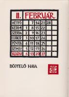 Kós Károly kalendárium az 1983. évre. (Számozott, aláírt).
[Budapest], 1983. (Magyar Építőművészek ...