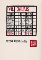 Kós Károly kalendárium az 1983. évre. (Számozott, aláírt).
[Budapest], 1983. (Magyar Építőművészek ...